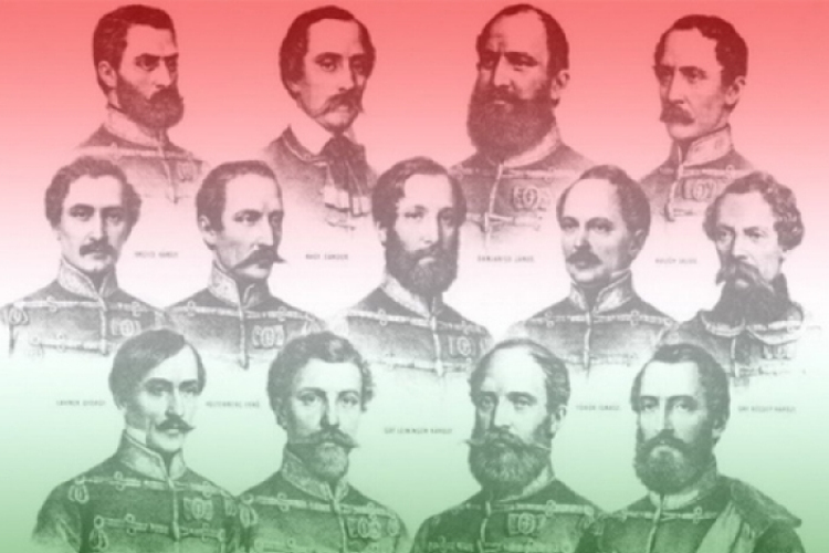 Országszerte tartanak megemlékezéseket az aradi vértanúk tiszteletére