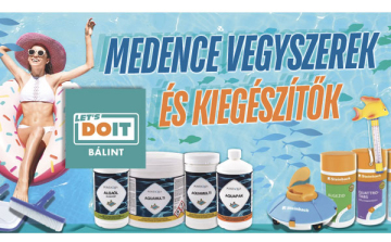 Medence vegyszerek és kiegészítők a Let's Do It Bálint Barkácsáruházban