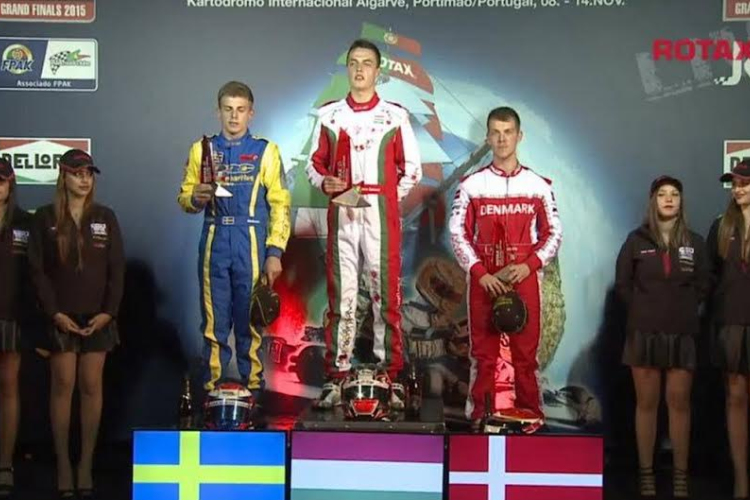 Kancsár Ferenc, a Rotax DD2 2015-ös Világbajnoka