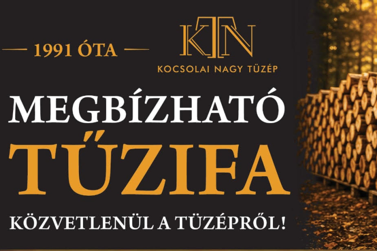 Akciós tűzifa közvetlenül a Kocsolai Nagy Tüzépről